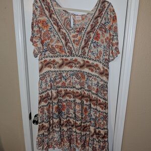 Bila Multicolor Floral Dress